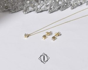 Komplet nakita od žutog zlata
