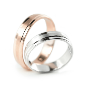 Burme od belog i roze zlata