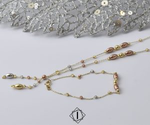 Zlatna ogrlica i narukvica